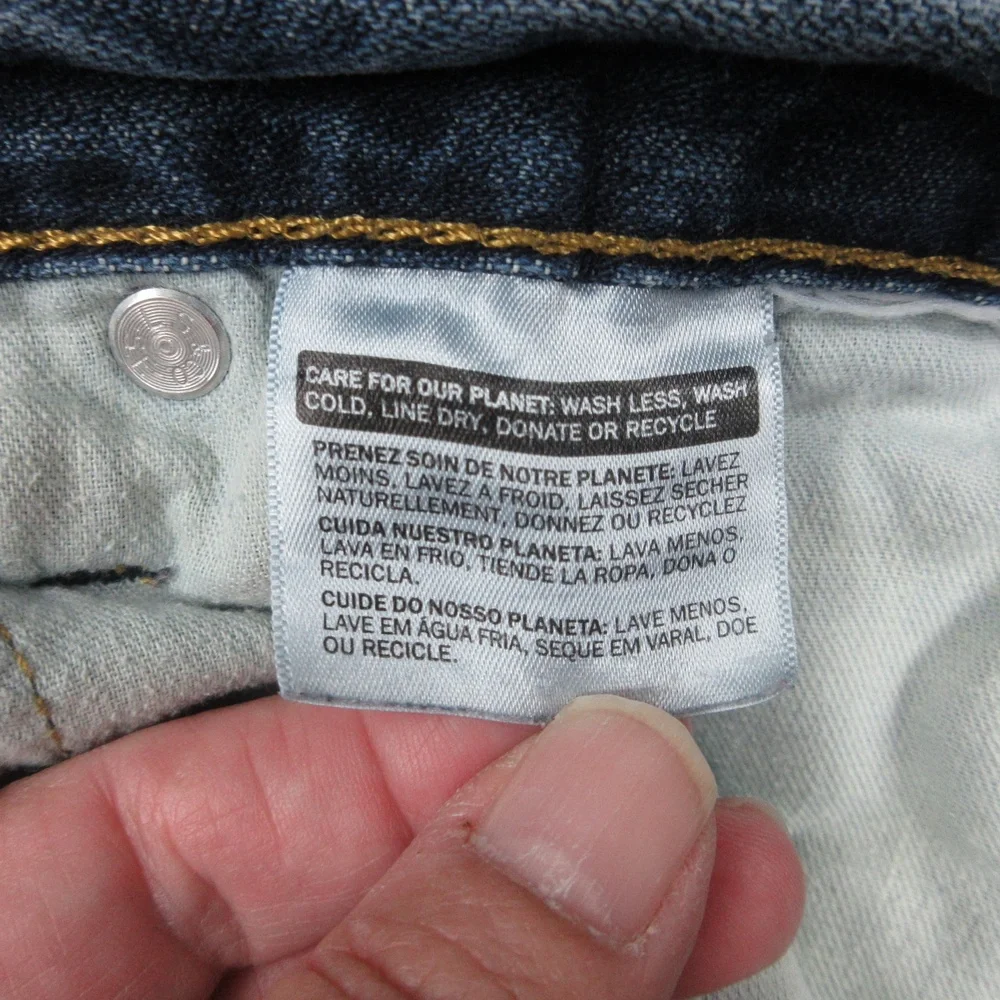 Levis 514 Jeans Mens 38x32 Blue Straight Leg Denim Medium Wash Classic 37x31*